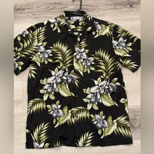 ALOHA REPUBLIC Vintage Hawaiian ButtonUp Shirt Mens Large Made In USA 100%Cotton
